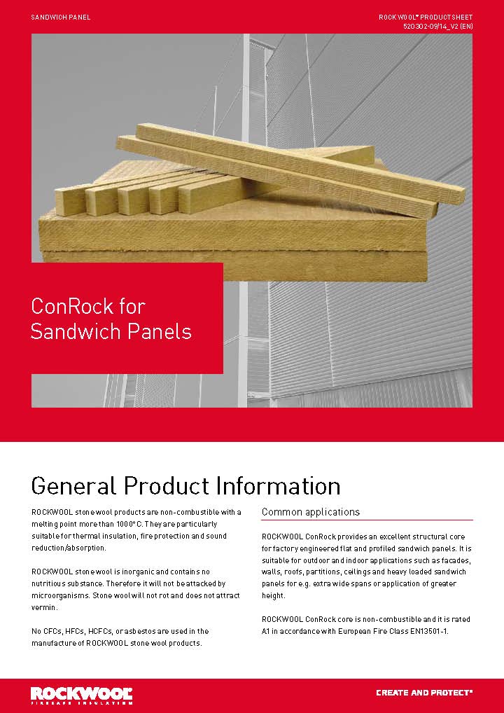 ConRock for Sandwich Panels