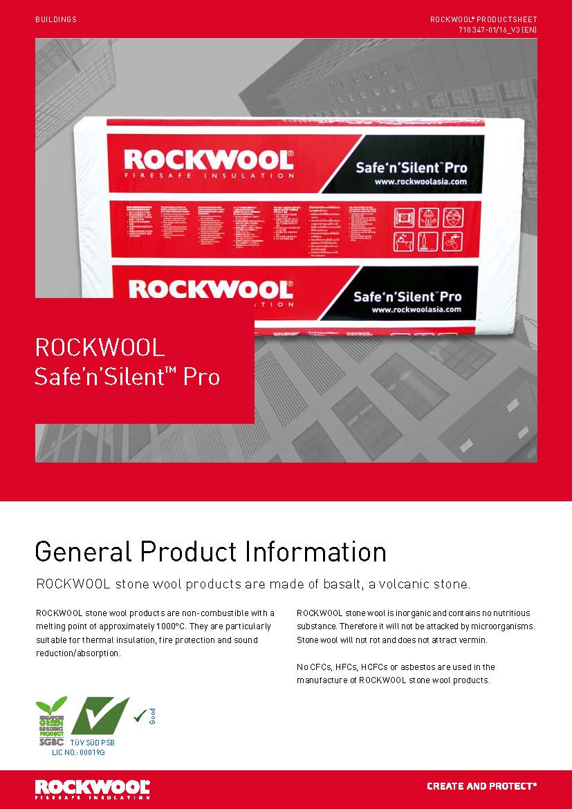 ROCKWOOL Safe’n’Silent™ Pro